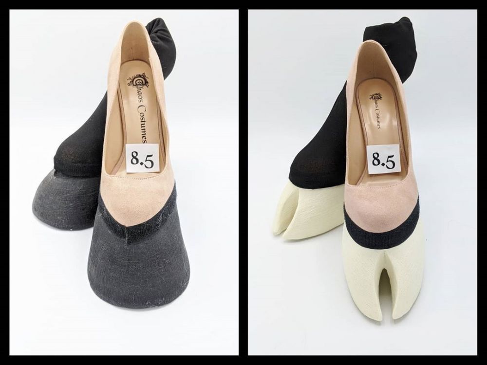 11 Desain nyeleneh sepatu mirip kaki hewan Instagram