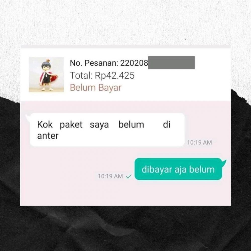 penjual online shop udah nggak sabar © berbagai sumber