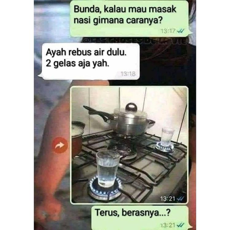Chat salah paham suami istri © berbagai sumber