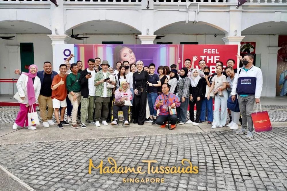 patung lilin Agnez Mo di Museum Madame Tussauds © berbagai sumber patung lilin Agnez Mo di Museum Madame Tussauds © berbagai sumber