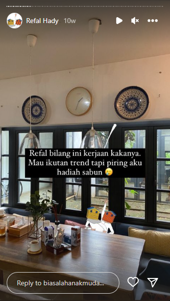 Potret rumah Refal Hady © 2022 Instagram 