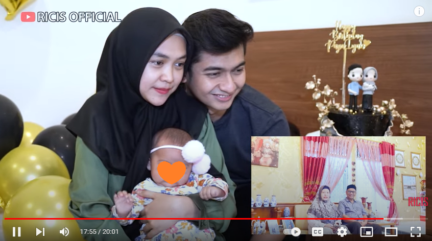 Ria Ricis rayakan ulang tahun Teuku Ryan © 2022 You Tube 