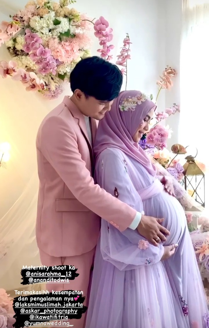 momen maternity shoot Anisa Rahma © berbagai sumber