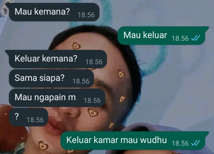 Chat WhatsApp bikin panik © berbagai sumber