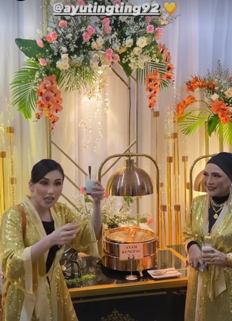 10 Hidangan tasyakuran tujuh bulanan Syifa adik Ayu Ting Ting, komplet