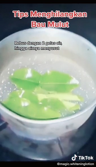 Cara simpel bikin obat kumur alami dari daun jeruk, atasi bau mulut