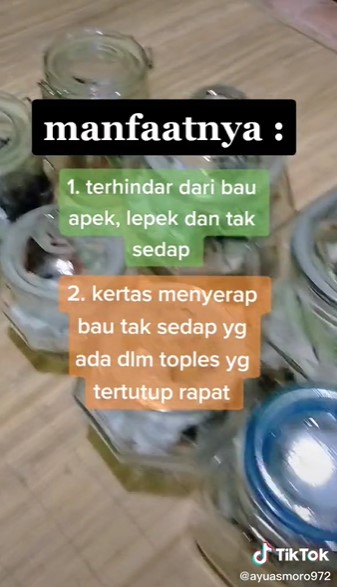 Trik jitu menyimpan toples agar tidak bau apek dan lembap