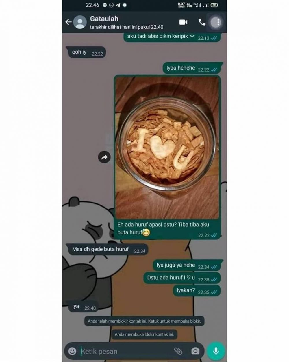 chat whatsapp gebetan endingnya bikin miris © berbagai sumber chat whatsapp gebetan endingnya bikin miris © berbagai sumber