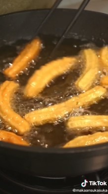 5 Cara bikin churros dari mi instan, enak dan simpel