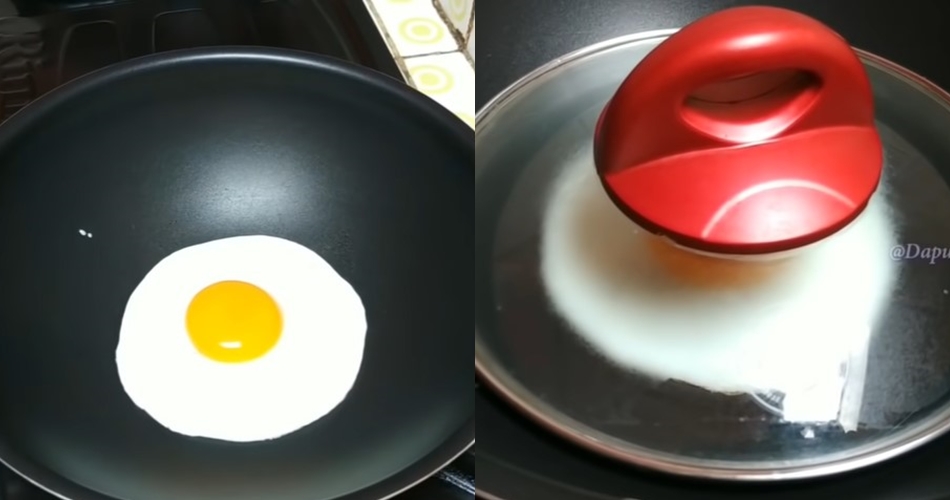 Cara goreng telur ceplok agar rapi dan mulus, tanpa cetakan
