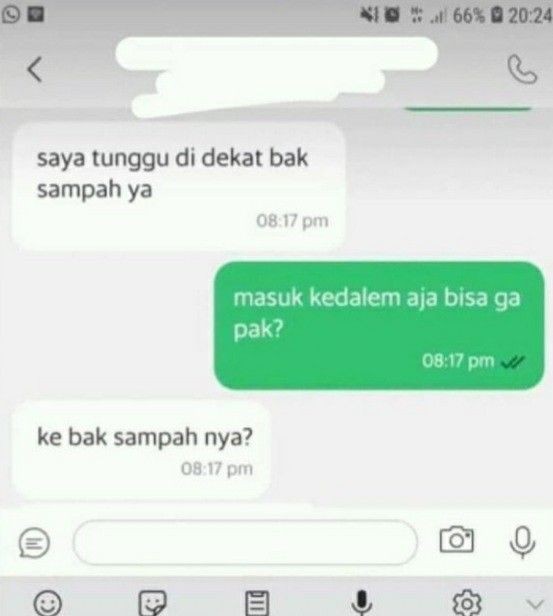 chat lucu driver ojek online saat jemput penumpang © berbagai sumber chat lucu driver ojek online saat jemput penumpang © berbagai sumber