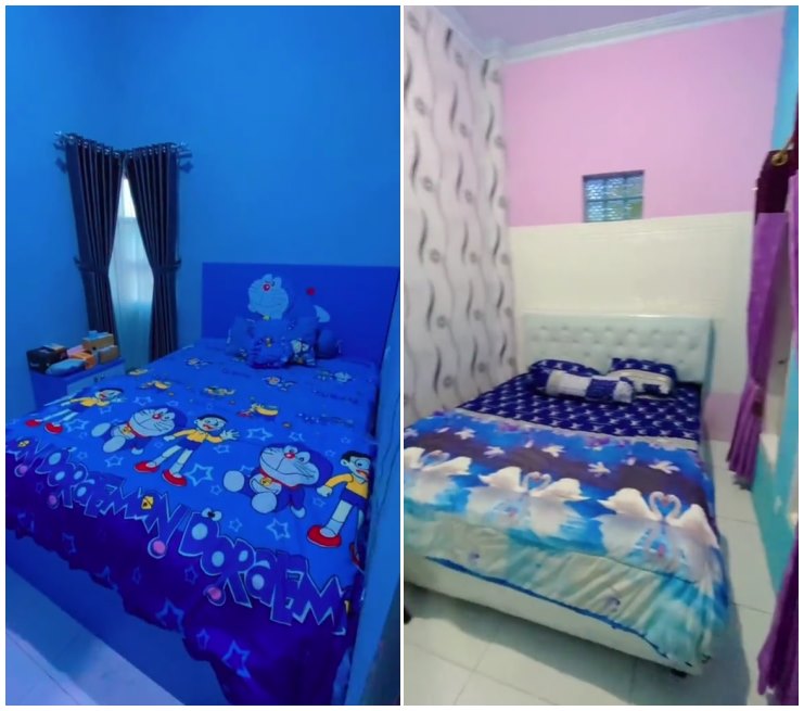 rumah mewah dekat kuburan © TikTok