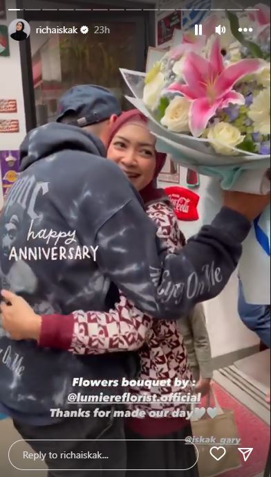 momen Richa beri kejutan buat Gary © 2022 Instagram 
