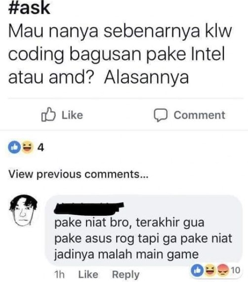 Balasan lucu di Facebook saat diminta saran © berbagai sumber