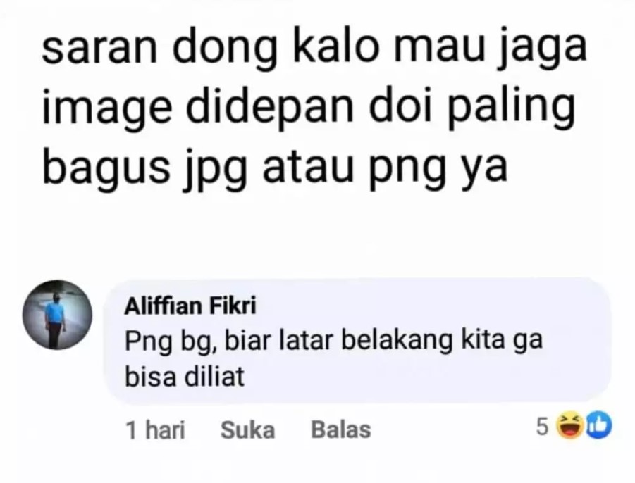 Balasan lucu di Facebook saat diminta saran © berbagai sumber