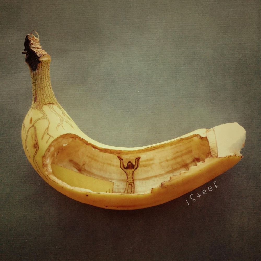 11 Potret karya kreatif dari buah pisang, hasilnya bikin memukau