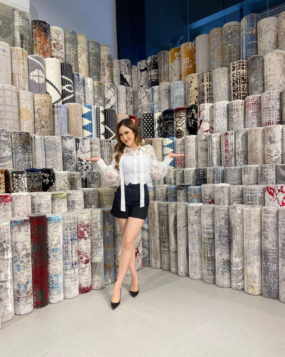 Potret terbaru mantan Rizky Billar © 2022 Instagram 