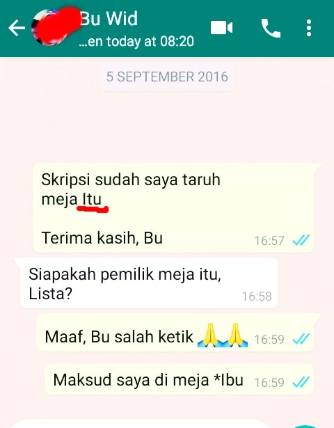 typo gegara autocorrect © berbagai sumber