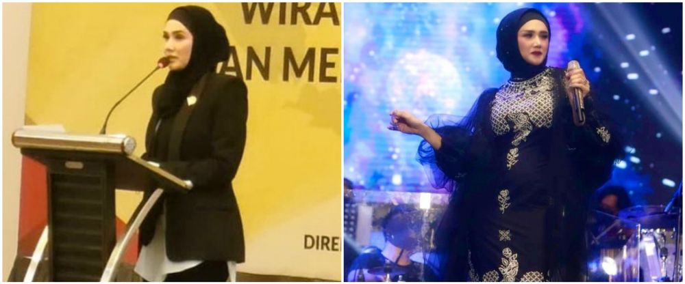 Mulan Jameela saat manggung vs ngantor © Instagram