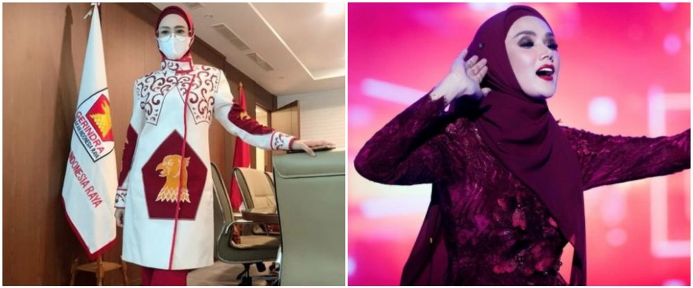 Mulan Jameela saat manggung vs ngantor © Instagram