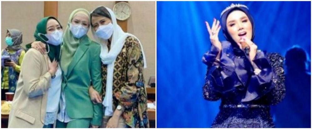 Mulan Jameela saat manggung vs ngantor © Instagram Mulan Jameela saat manggung vs ngantor © Instagram