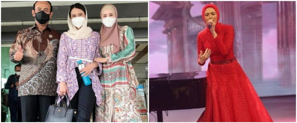 Mulan Jameela saat manggung vs ngantor © Instagram Mulan Jameela saat manggung vs ngantor © Instagram