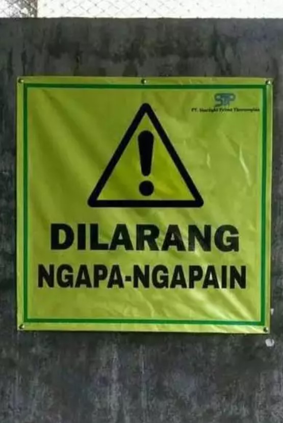 Pengumuman lucu tapi nggak penting Berbagai sumber