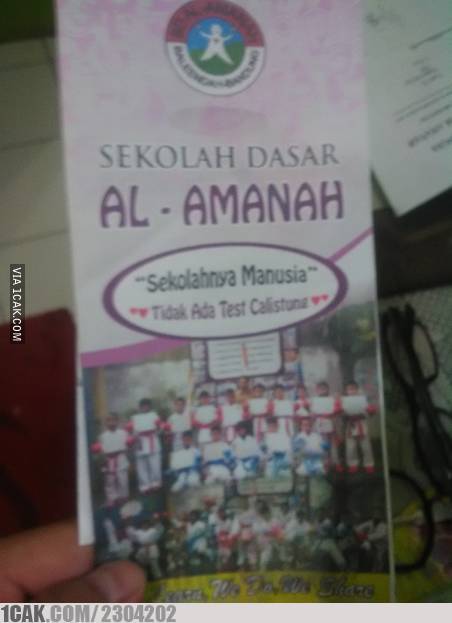 promosi sekolah gambarnya kocak deh © berbagai sumber