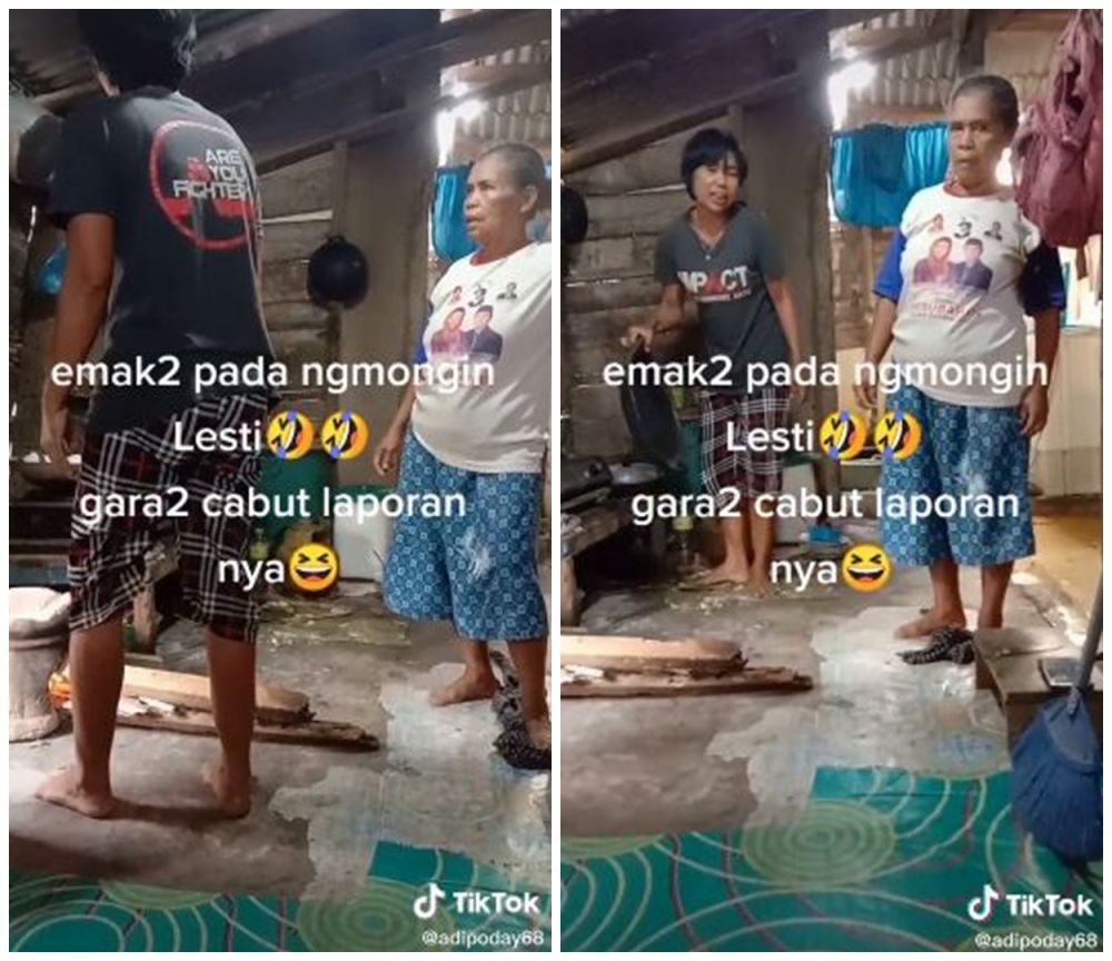 momen emak-emak gosipin lesty lucu © berbagai sumber