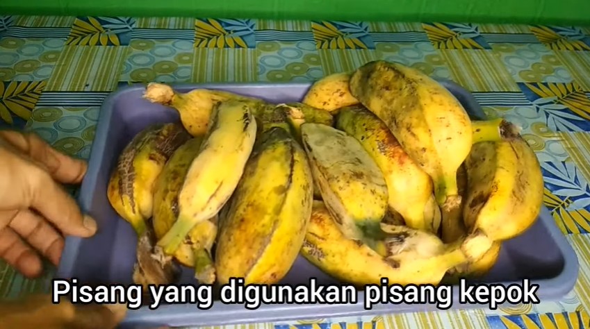 Trik memotong pisang kipas, hasilnya tipis dan nggak mudah putus