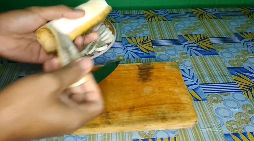 Trik memotong pisang kipas, hasilnya tipis dan nggak mudah putus