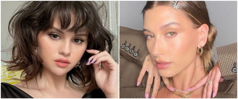 Beda gaya Selena Gomez dan Hailey Baldwin © Instagram