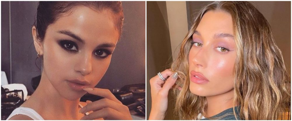 Beda gaya Selena Gomez dan Hailey Baldwin © Instagram