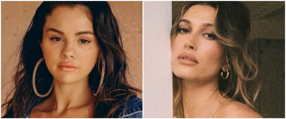 Beda gaya Selena Gomez dan Hailey Baldwin © Instagram Beda gaya Selena Gomez dan Hailey Baldwin © Instagram