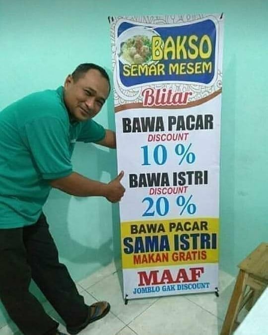Potret kocak ngasih diskon tapi nggak niat © 2022 berbagai sumber Potret kocak ngasih diskon tapi nggak niat © 2022 berbagai sumber
