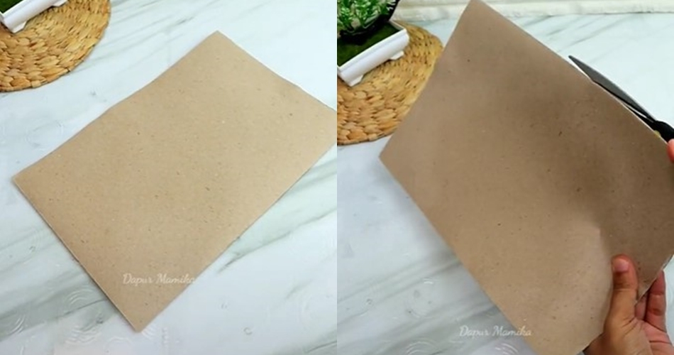 7 Cara melipat kertas minyak untuk bungkus jajan, hasilnya banyak