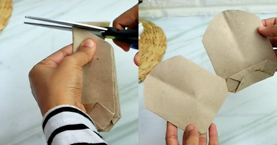 7 Cara melipat kertas minyak untuk bungkus jajan, hasilnya banyak