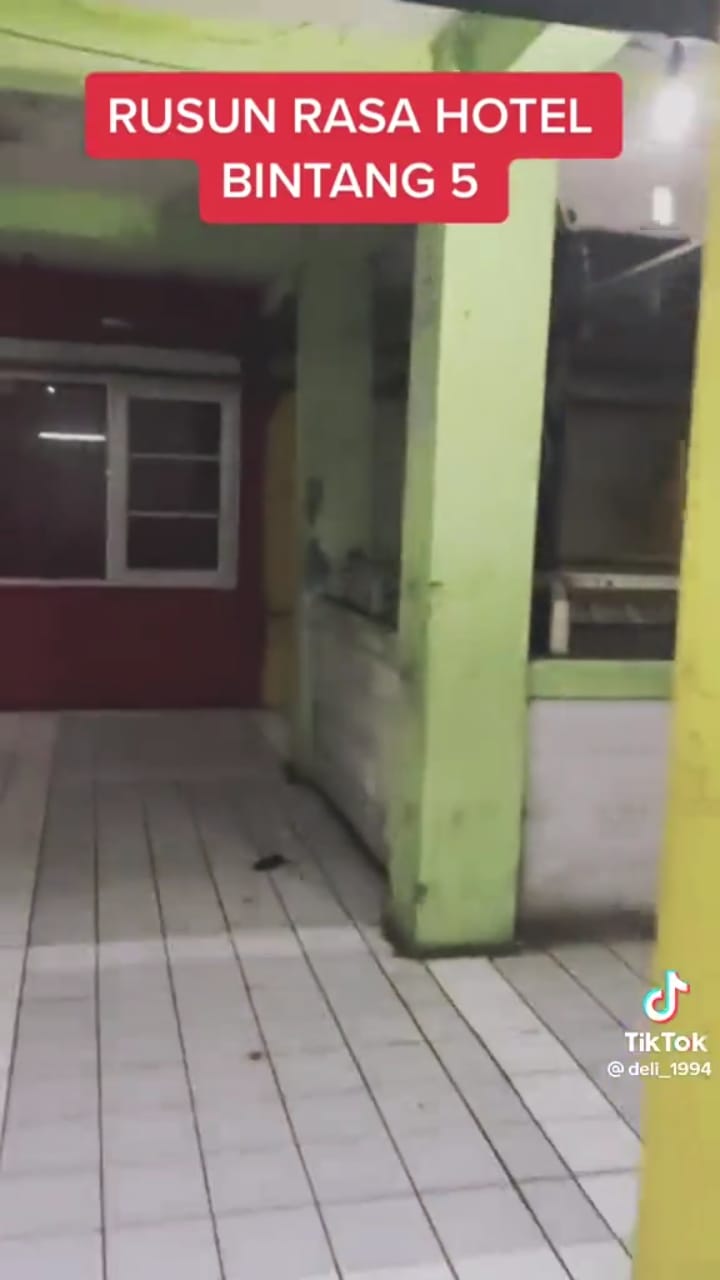 rumah rusun tampak seram bikin melongo © TikTok rumah rusun tampak seram bikin melongo © TikTok