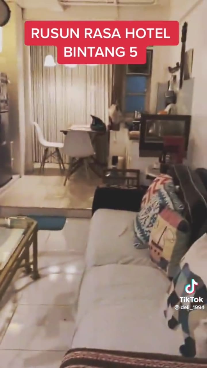 rumah rusun tampak seram bikin melongo © TikTok rumah rusun tampak seram bikin melongo © TikTok