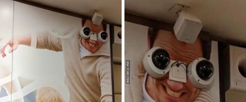 cara taruh cctv ada-ada aja tempatnya © berbagai sumber