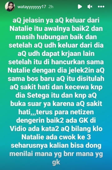 Nathalie Holscher beri somasi kepada mantan ART © berbagai sumber