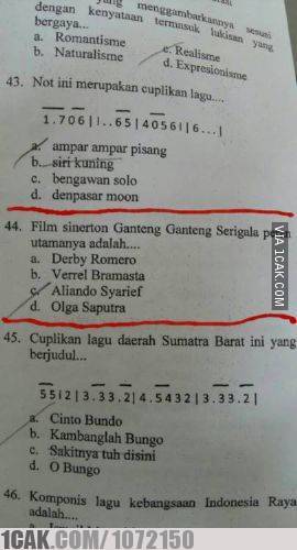 soal ujian nyeleneh abis © berbagai sumber soal ujian nyeleneh abis © berbagai sumber