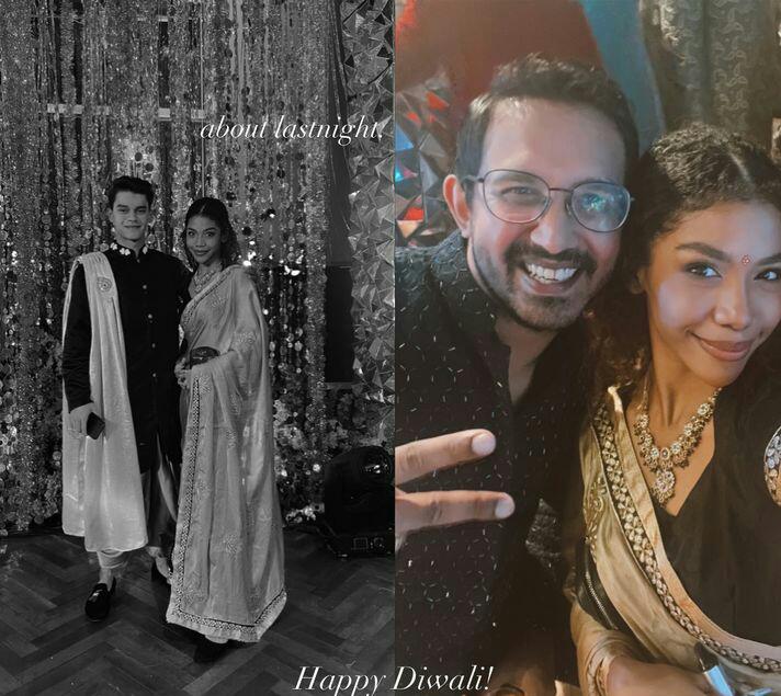 gaya seleb hadiri acara diwali © instagram