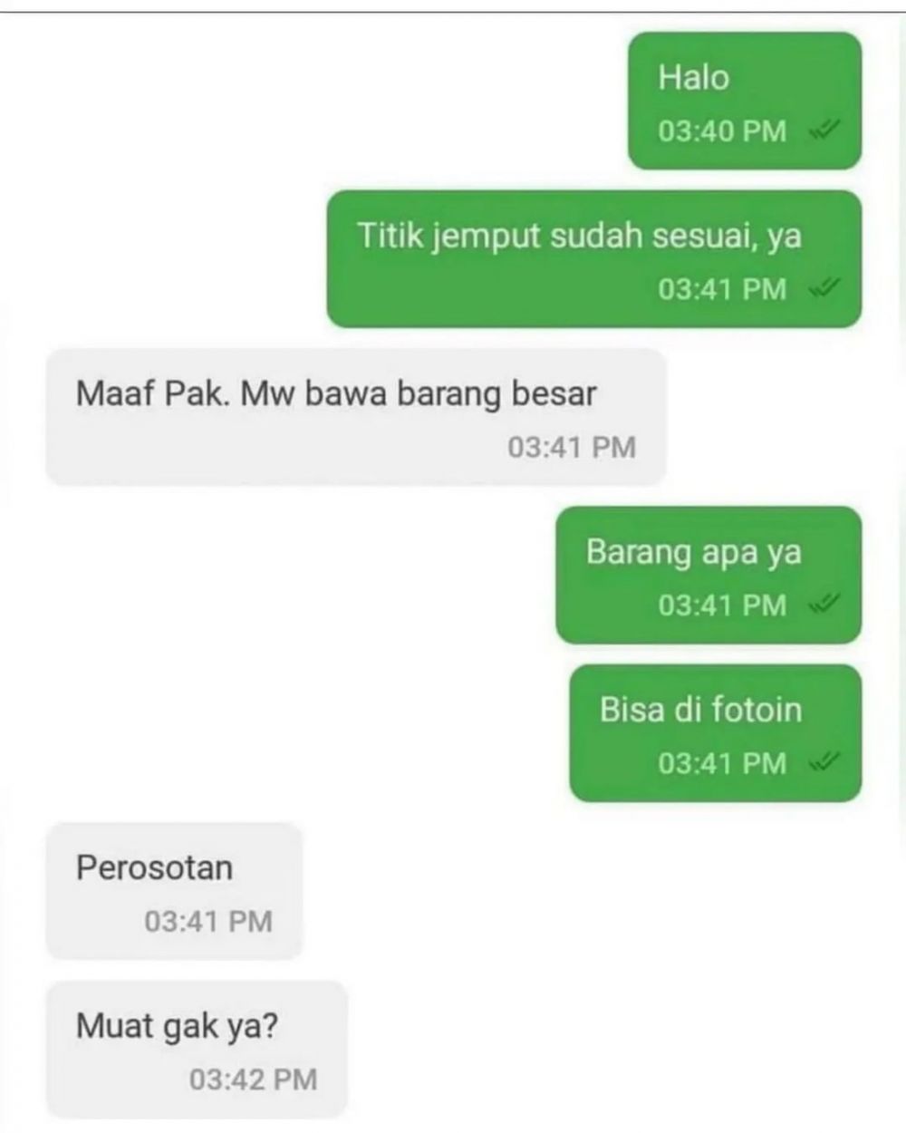 chat lucu driver ojek online merangkap profesi lain © berbagai sumber chat lucu driver ojek online merangkap profesi lain © berbagai sumber