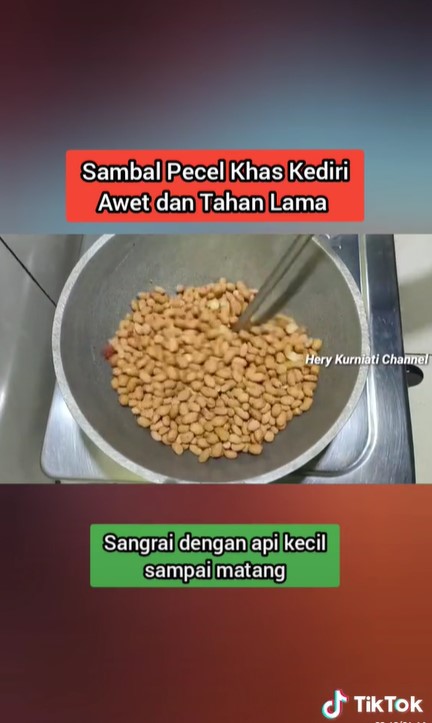 5 Trik bikin sambal pecel yang lezat, tidak basi hingga 2 bulan