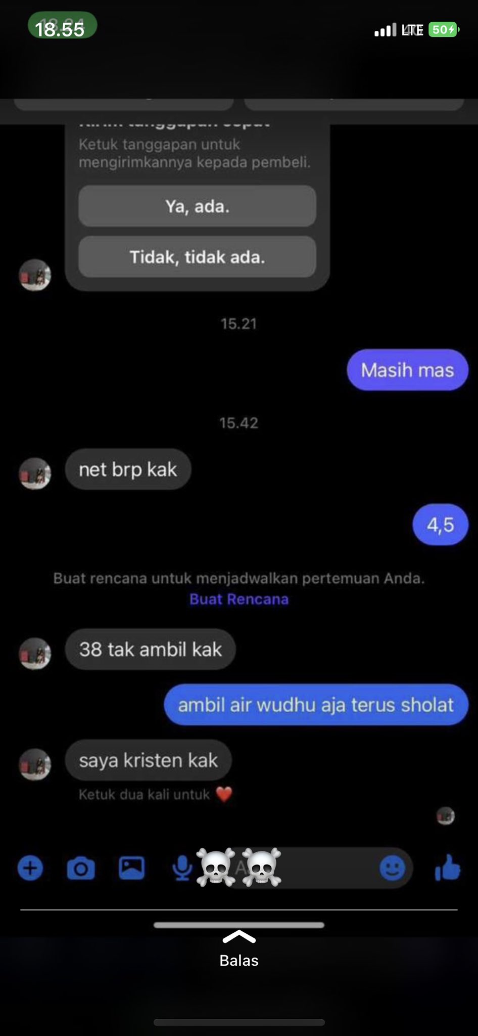 potret chat bocil dan orang dewasa bikin emosi © berbagai sumber potret chat bocil dan orang dewasa bikin emosi © berbagai sumber