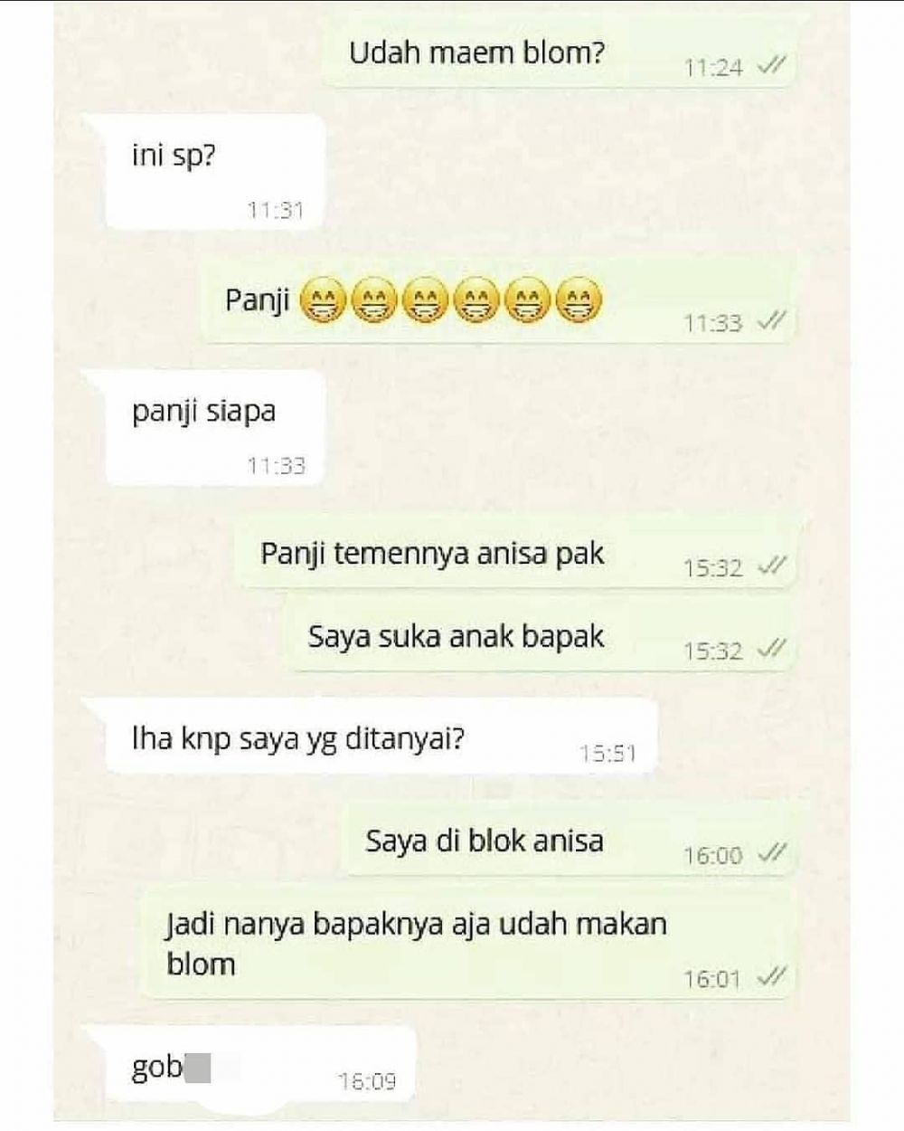 potret chat bocil dan orang dewasa bikin emosi © berbagai sumber potret chat bocil dan orang dewasa bikin emosi © berbagai sumber