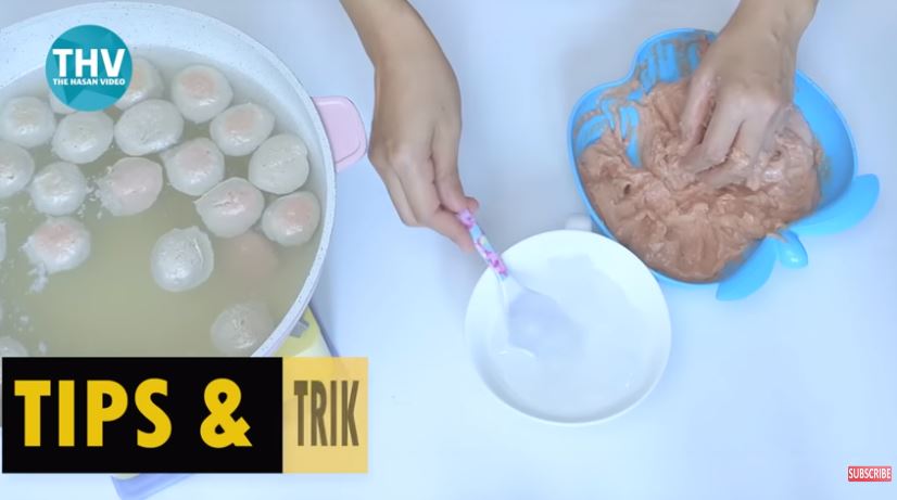Cara simpel cetak bakso bentuk gepeng, mudah ditiru