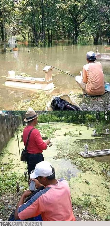 mancing tapi di sembarang tempat © berbagai sumber