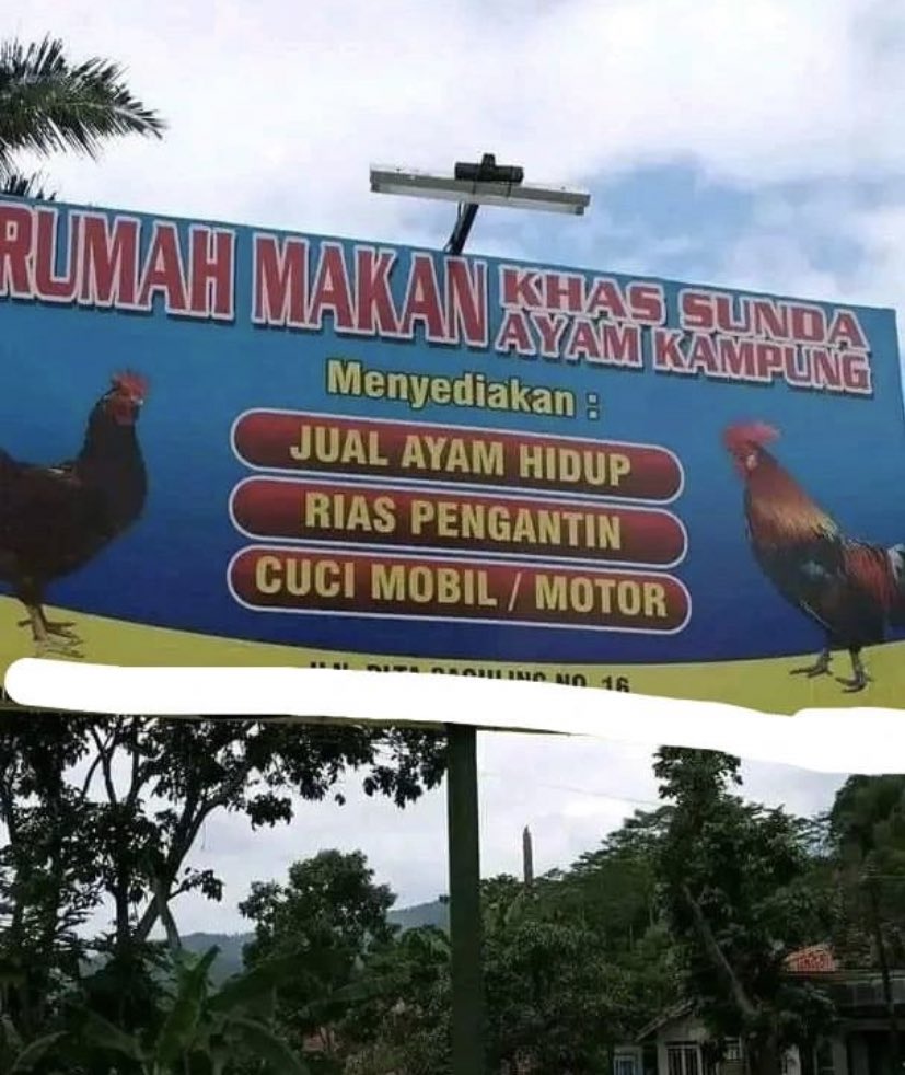 potret tulisan nggak sesuai bikin bingung yang baca © berbagai sumber